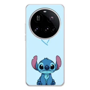Чехол с рисунком Стич для Xiaomi 15 Ultra (Голубой Стич)