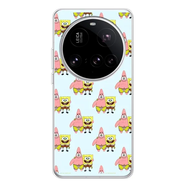 Чехол с рисунком «Боб и Патрик» для Xiaomi 15 Ultra