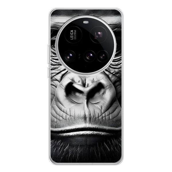 Чехол с рисунком «Черная обезьяна» для Xiaomi 15 Ultra Чехол с рисунком «Черная обезьяна» для Xiaomi 15 Ultra