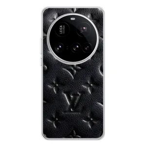 Текстурный Чехол Louis Vuitton для 15 Ультра (Черный ЛВ)