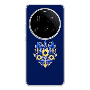 Чехол Укр Символика для Xiaomi 15 Ultra (Цветущий Герб)