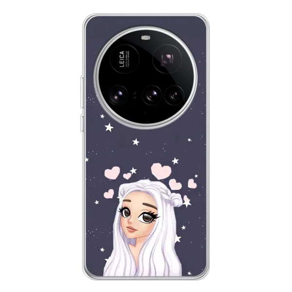 Чехол с рисунком «Девушка и сердечки» для Xiaomi 15 Ultra Чехол с рисунком «Девушка и сердечки» для Xiaomi 15 Ultra