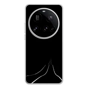 Чохол з картинками на чорному фоні для Xiaomi 15 Ultra (Дорога)