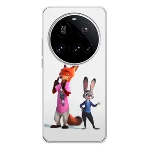 Силиконовый чехол с принтом Зоотрополіс для Xiaomi 15 Ultra (Джуди и Ник)