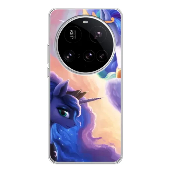 Чехол с рисунком «Единорожки на тучках» для Xiaomi 15 Ultra Чехол с рисунком «Единорожки на тучках» для Xiaomi 15 Ultra