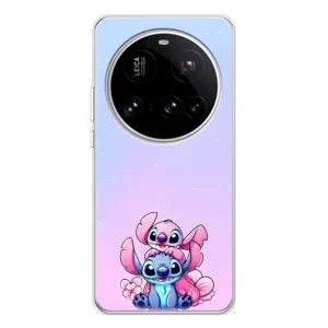 Чехол с рисунком Стич для Xiaomi 15 Ultra (Энджл и Стич)