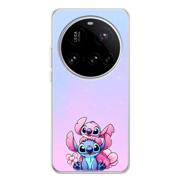 Чехол с рисунком «Энджл и Стич» для Xiaomi 15 Ultra Чехол с рисунком «Энджл и Стич» для Xiaomi 15 Ultra