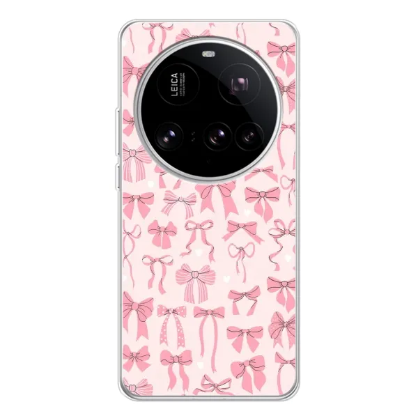 Чехол с рисунком «Фон бантики» для Xiaomi 15 Ultra Чехол с рисунком «Фон бантики» для Xiaomi 15 Ultra