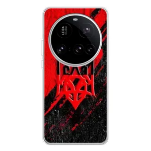 Чехлы УПА (Красно-Чёрный) на Xiaomi 15 Ultra (Герб в цвете УПА)