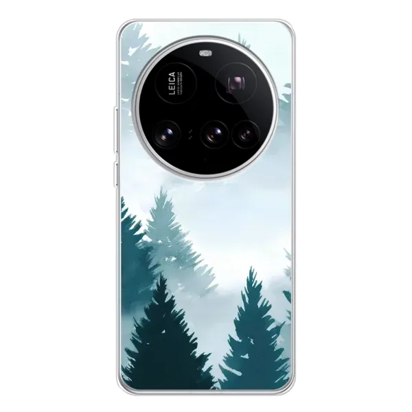 Чехол с рисунком «Горный лес» для Xiaomi 15 Ultra Чехол с рисунком «Горный лес» для Xiaomi 15 Ultra