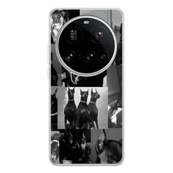 Чехол с рисунком «Коллаж Доберман» для Xiaomi 15 Ultra Чехол с рисунком «Коллаж Доберман» для Xiaomi 15 Ultra