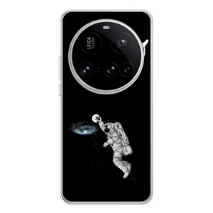 Силіконовый бампер з принтом "Наса" на Xiaomi 15 Ultra (Космонавт баскетболіст)