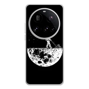 Силіконовый Чохол з принтом "Космонавти" на Xiaomi 15 Ultra (Космонавт)
