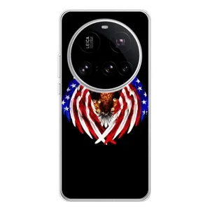 Чохол Прапор USA для Xiaomi 15 Ultra (Крила США)