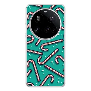 Силиконовый бампер на рождество для Xiaomi 15 Ultra (Леденцы)