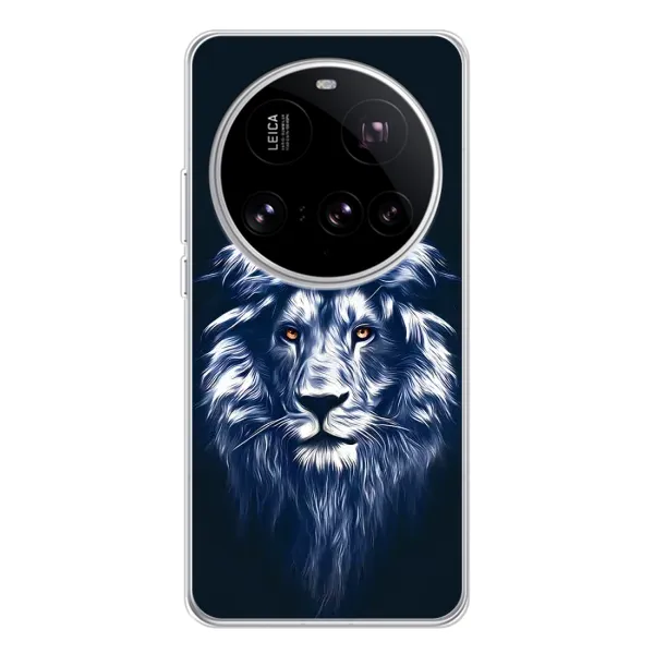 Чехол с рисунком «Лев - синий» для Xiaomi 15 Ultra Чехол с рисунком «Лев - синий» для Xiaomi 15 Ultra