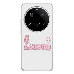 Чехол с принтом Лабубу для Xiaomi 15 Ultra (Логотип Лабубу)