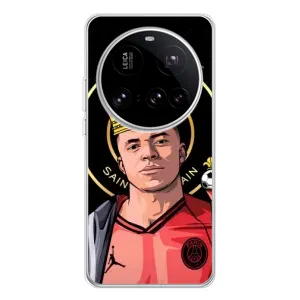 Чехол (TPU) с Футболистом на Xiaomi 15 Ultra (Mbappe King)