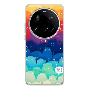 Силіконовий чохол з котиком для Xiaomi 15 Ultra (Mew)