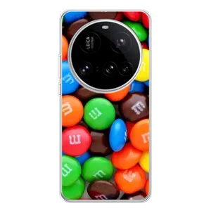 Чехол с изображением вкусной еды для Xiaomi 15 Ultra (Разноцветные M&M'S)