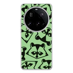 Силиконовый Чехол с Енотами на Xiaomi 15 Ultra (Мордочки Енота)