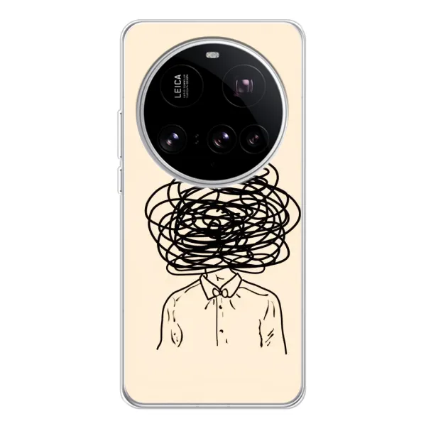 Чехол с рисунком «Мысли» для Xiaomi 15 Ultra Чехол с рисунком «Мысли» для Xiaomi 15 Ultra