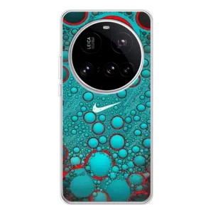 Силиконовый Чехол на Xiaomi 15 Ultra с картинкой Nike (Найк зеленый)