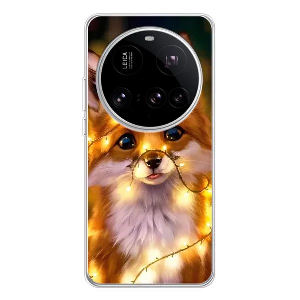 Чехол с рисунком «Новогодний лисенок» для Xiaomi 15 Ultra Чехол с рисунком «Новогодний лисенок» для Xiaomi 15 Ultra