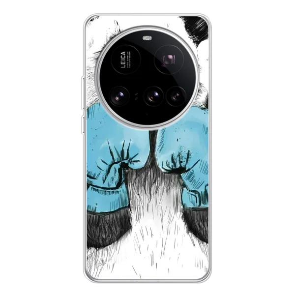 Чехол с рисунком «Панда боксер» для Xiaomi 15 Ultra