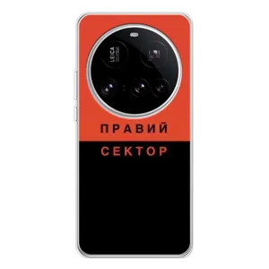Чехлы УПА (Красно-Чёрный) на Xiaomi 15 Ultra (Правый Серктор)