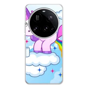 Чехол Unicorn на Xiaomi 15 Ultra (Радуга единорожка)