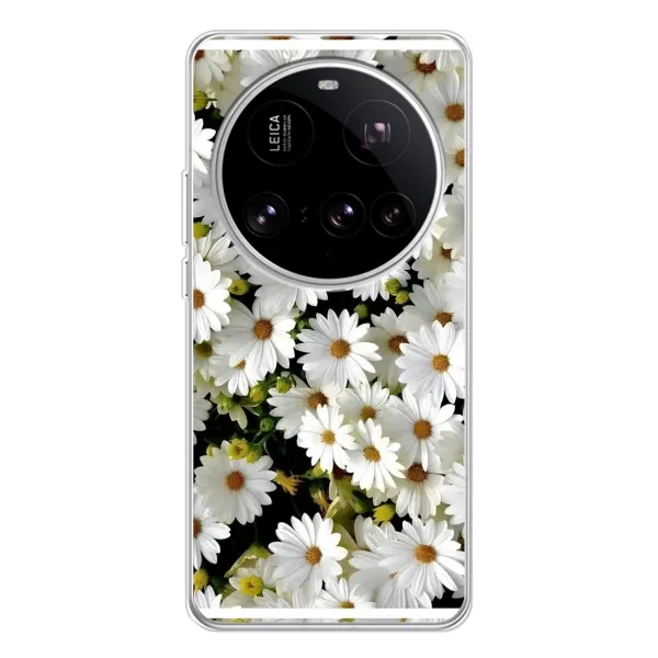 Чехол с рисунком «Рамка в ромашках» для Xiaomi 15 Ultra Чехол с рисунком «Рамка в ромашках» для Xiaomi 15 Ultra