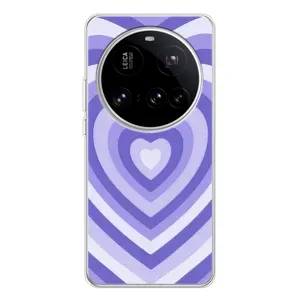 Чохли з тематикою "Маленькі Сердчеки" на Xiaomi 15 Ultra (Серце фіолет)