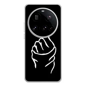 Чохол (Знак сердечка) для Xiaomi 15 Ultra (Сердечко на чорному)