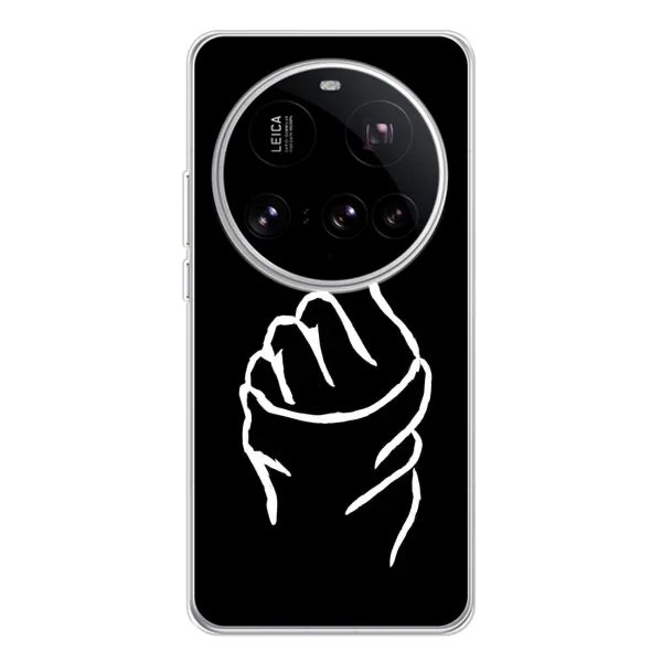 Чехол с рисунком «Сердце на черном» для Xiaomi 15 Ultra Чехол с рисунком «Сердце на черном» для Xiaomi 15 Ultra