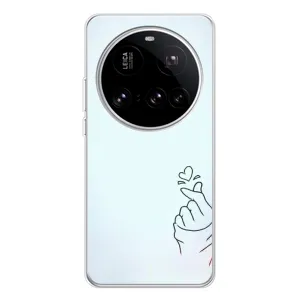 Чохол (Знак сердечка) для Xiaomi 15 Ultra (Сердечко на блакитному)