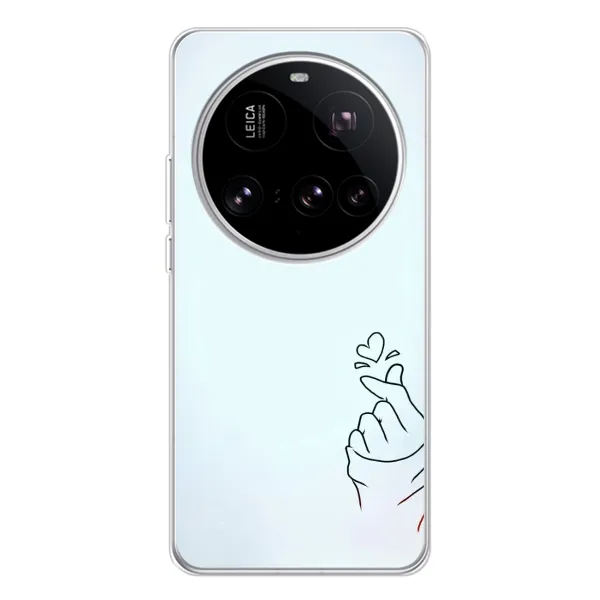 Чехол с рисунком «Сердце на голубом» для Xiaomi 15 Ultra Чехол с рисунком «Сердце на голубом» для Xiaomi 15 Ultra