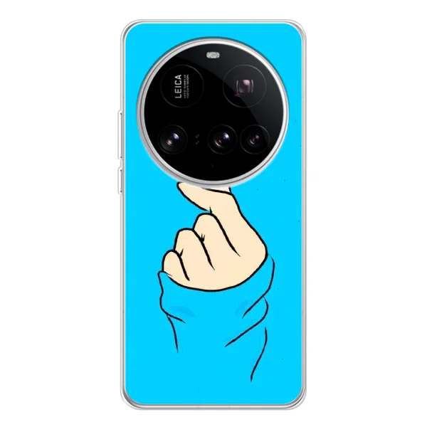 Чехол с рисунком «Сердце на синем» для Xiaomi 15 Ultra Чехол с рисунком «Сердце на синем» для Xiaomi 15 Ultra