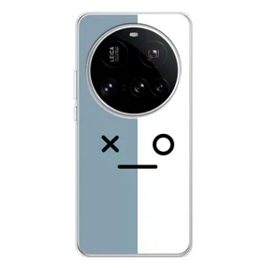 Силиконовые Чехлы (смешные стикеры) для Xiaomi 15 Ultra (Серо-белый)