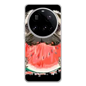 Чохол (ТПУ) Милі песики для Xiaomi 15 Ultra (Смішний Мопс)