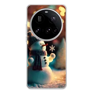 Чехлы на Новый Год Xiaomi 15 Ultra (Снеговик праздничный)