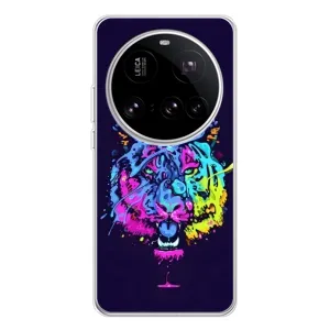 Силіконовий бампер з картинкою звірів для Xiaomi 15 Ultra (Тигр-Арт)