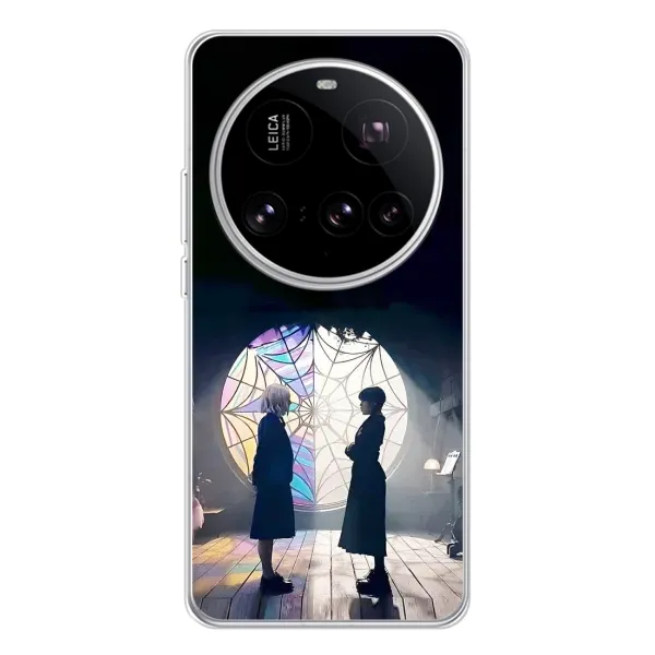 Чехол с рисунком «Уэнсдей и Энди» для Xiaomi 15 Ultra Чехол с рисунком «Уэнсдей и Энди» для Xiaomi 15 Ultra