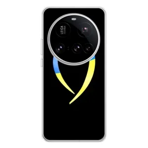 Силиконовый Чехол на Xiaomi 15 Ultra (Я-Украина) (Украинское сердце)