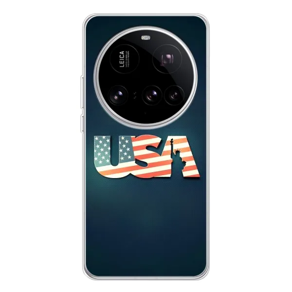 Чехол с рисунком «USA» для Xiaomi 15 Ultra Чехол с рисунком «USA» для Xiaomi 15 Ultra