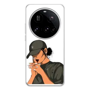 Силіконовый Чохол на Xiaomi 15 Ultra з картинкой Модных девушек (У зеленому)