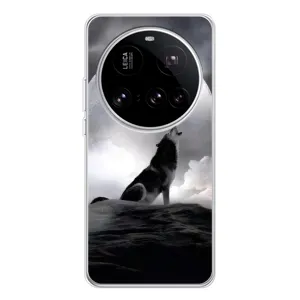 Чехол с Волком на Xiaomi 15 Ultra (Волк и луна)