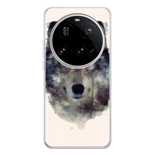 Чехол с рисунком «Волк» для Xiaomi 15 Ultra Чехол с рисунком «Волк» для Xiaomi 15 Ultra