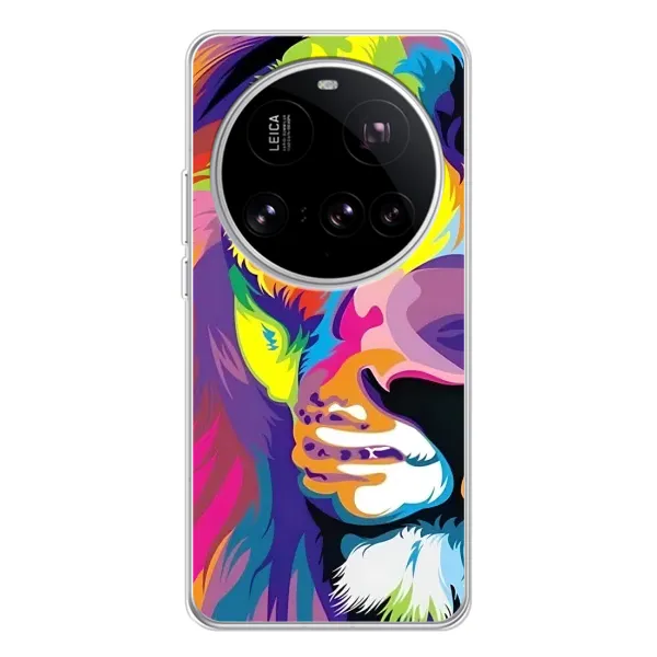 Чехол с рисунком «Яркий Лев» для Xiaomi 15 Ultra Чехол с рисунком «Яркий Лев» для Xiaomi 15 Ultra