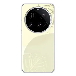 Чохол квітковий дизайн для Xiaomi 15 Ultra (Зелений фон)